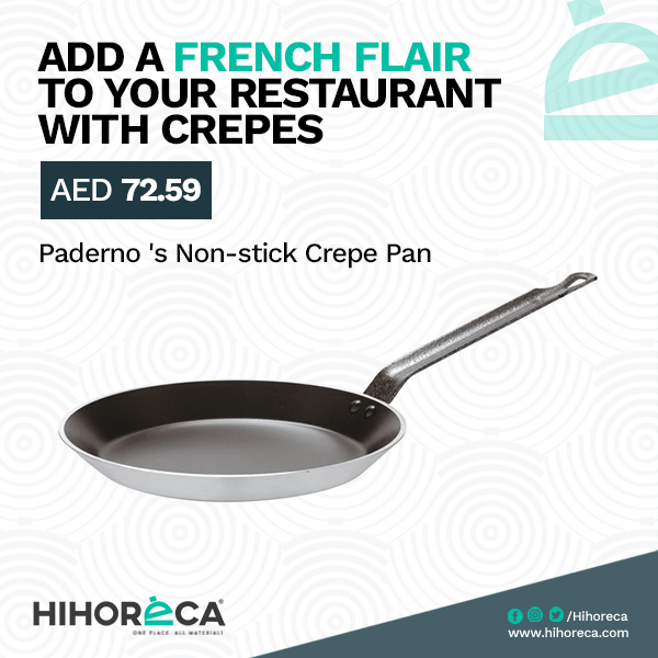 hihoreca's tweet photo. Experience making crepes in a new way with the Non-Stick Crepe Pan made of Aluminium. Make the best choice for a great taste today with Paderno’s Non-Stick Crepe Pans @hihoreca https://t.co/tE4zyoM6oy

#paderno #nonstick #crepepan #crepe #restaurant #buffetrestaurant #hihoreca https://t.co/vKdjfb2yRo