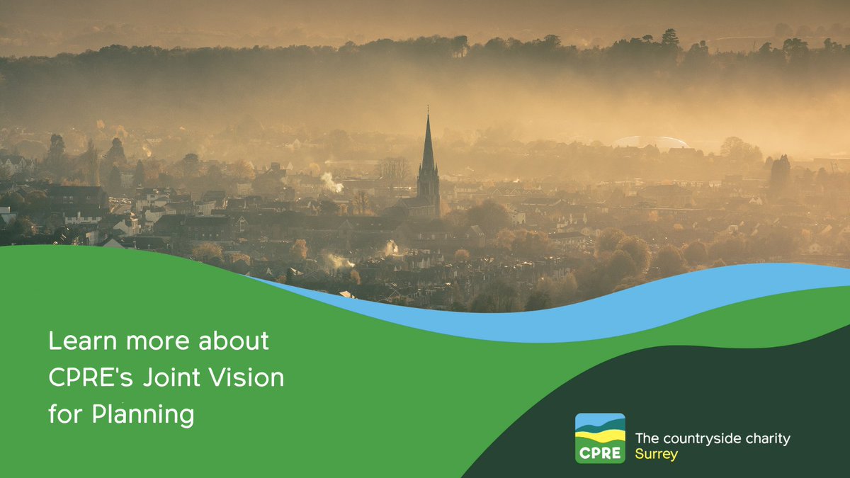 CPRESurrey's tweet photo. At @CPRESurrey we campaign for a ‘brownfield-first’ policy across Surrey, encouraging previously developed sites to be regenerated, where appropriate. @CPRE's Joint #VisionForPlanning sets out a shared vision to maximise the fantastic potential of planning https://t.co/Mb2DsCEA2H https://t.co/4VBjGbwNBt