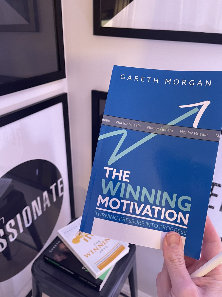 GarethMorganTV's tweet photo. Proof copy arrived 😅    #winningmotivation #pressureintoprogress #motivation #winning #coach #purpose #vision #values https://t.co/WEjsgn7dl9
