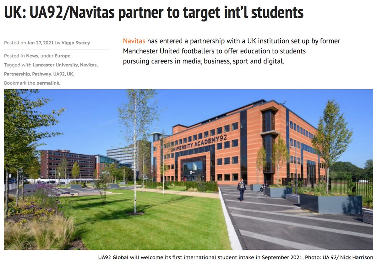 ThePIENews's tweet image. UK: UA92/Navitas partner to target int’l students

thepienews.com/news/ua92-targ…

#intled @Navitas @UA92MCR @LancasterUni