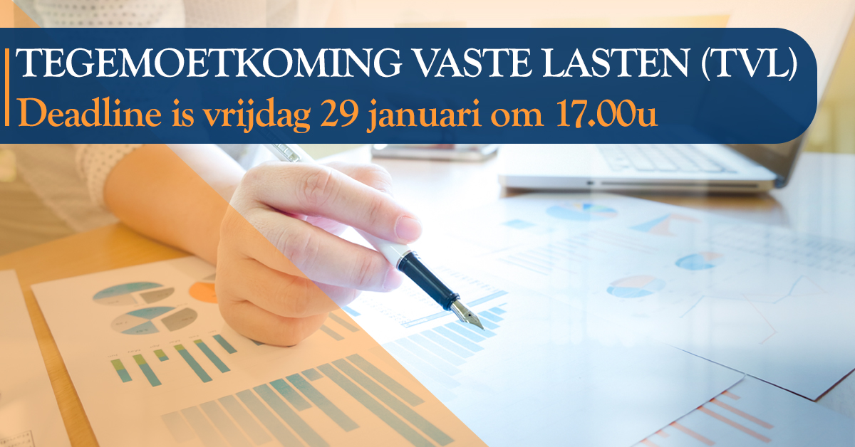 Let op! Uw aanvraag voor Tegemoetkoming Vaste Lasten (TVL) moet uiterlijk vrijdag 29 januari om 17.00u binnen zijn bij de Rijksdienst Voor Ondernemend Nederland (RVO.nl). Lees verder: lnkd.in/eiu_P-P

#ondernemers #steunmaatregelen #tvl #steensenpartners