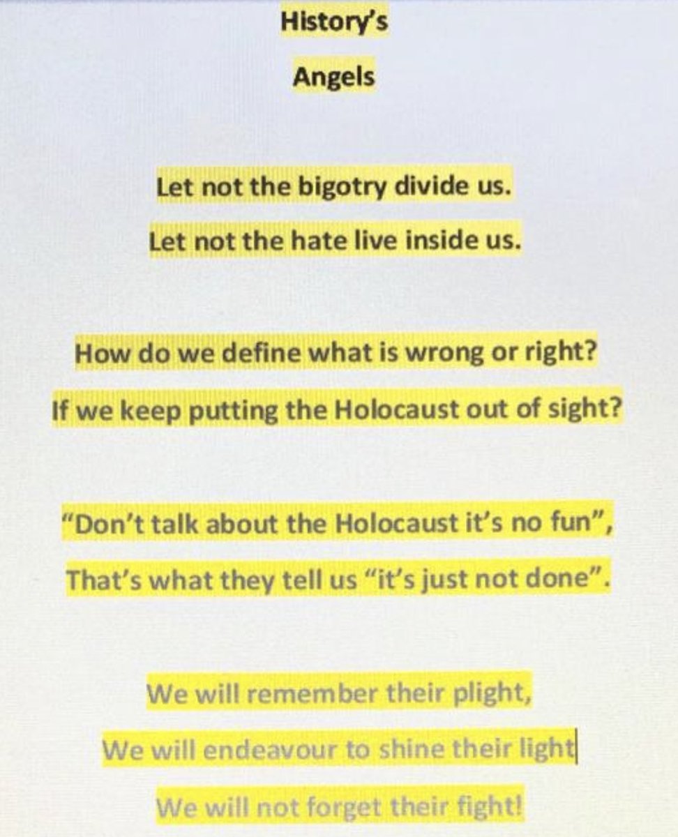 Outreach West London (@outreachwestlon) on Twitter photo Poem written by 15-year old Outreach West London volunteer for #HolocaustMemorialDay #HolocaustRemembranceDay <a href="/HMD_UK/">Holocaust Memorial Day Trust</a> #HMD2021 Poem written by 15-year old Outreach West London volunteer for #HolocaustMemorialDay #HolocaustRemembranceDay <a href="/HMD_UK/">Holocaust Memorial Day Trust</a> #HMD2021