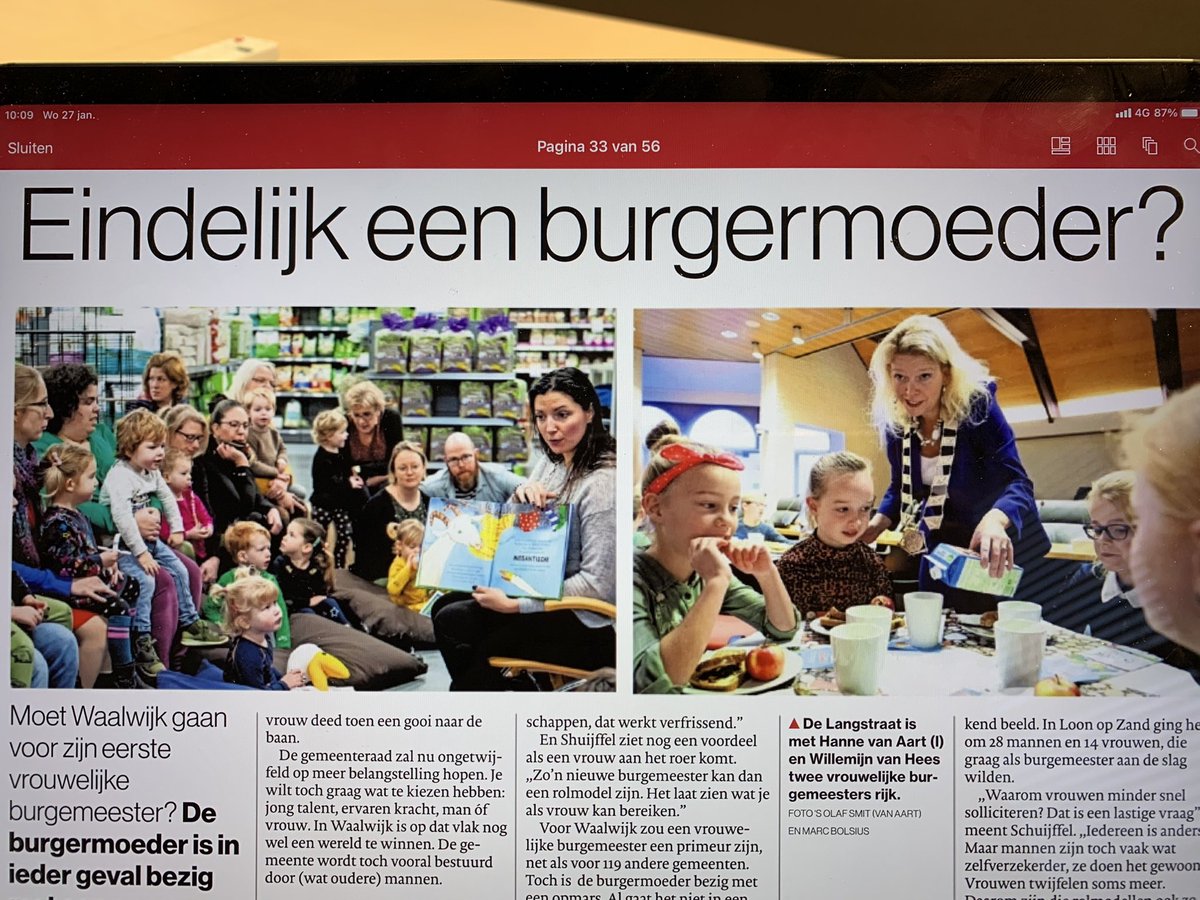 Hey mogelijke aanstaande burgermoeder van de gemeente Waalwijk! Maak je geen zorgen, burgermoeders lezen heus niet alleen maar voor of schenken melk in. We bakken ook koekjes en breien 👍🏼 #magheteenonsjeminder #dejaren50willenhunstereotyperingterug