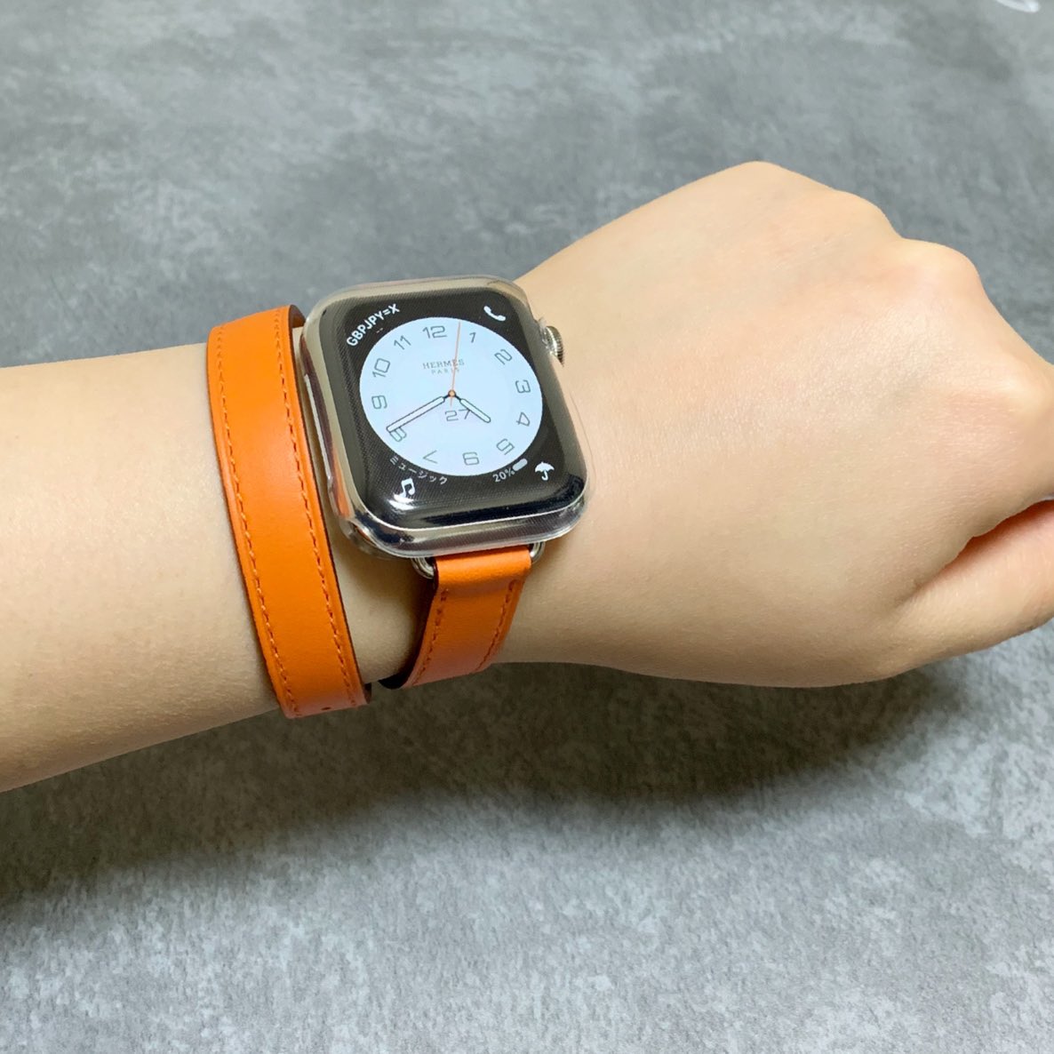 Apple Watch エルメス ドゥブルトゥール 40mm アップルウォッチ-