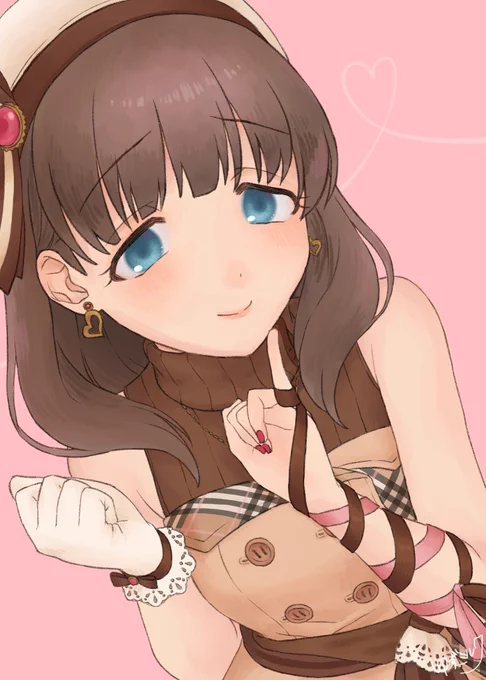 バレンタインまゆかわいいね 