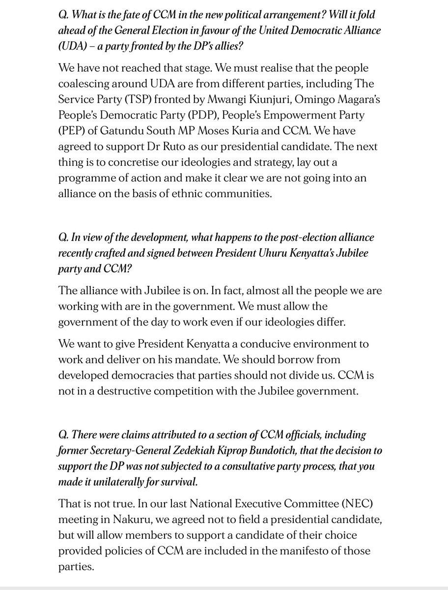 Hon Isaac Rutto EGH tweet media