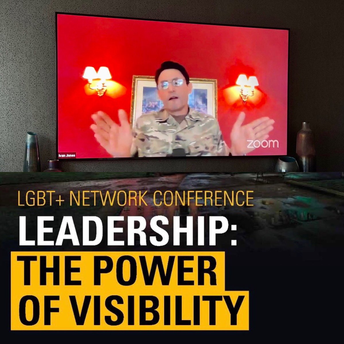Great to hear Lieutenant General Christopher Tickell CBE, the Army’s LGBT+ Champion, and Lieutenant General Ivan Jones CB, Commander Field Army, introduce the Army LGBT+ Network Conference and the #PowerOfVisibility in #leadership.