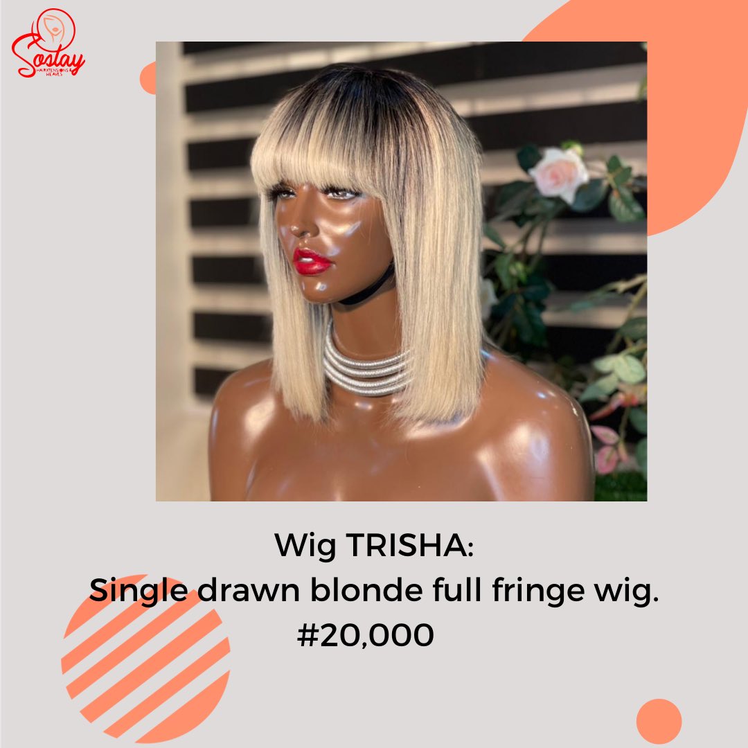 soslayyyyy's tweet photo. It’s raining fringe wigssss 😍😍 
I call these the ENERGY SET. 

Lush, Luscious, Slay.✨
100% human hair ✨
No shedding ✨
No tangling ✨
Factory colored ✨

Send a DM or WhatsApp message for yours. 📞📲 https://t.co/qtyskBbypD