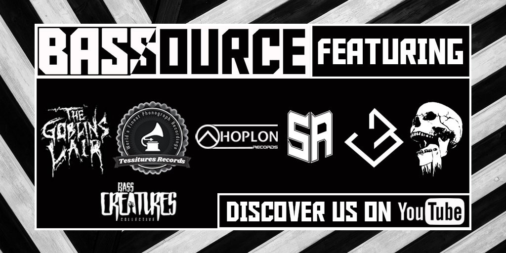 SourceBass's tweet image. If you are looking for a different bass music channel than the rest, stop looking. Our partners will destroy your brain.

Here u will find all the sounds of The Goblins Lair, @BassCreatures, @TessituresLabel, @HoplonRecords, @syndicateaudio, @BiophazeRecords and Pewtried Records