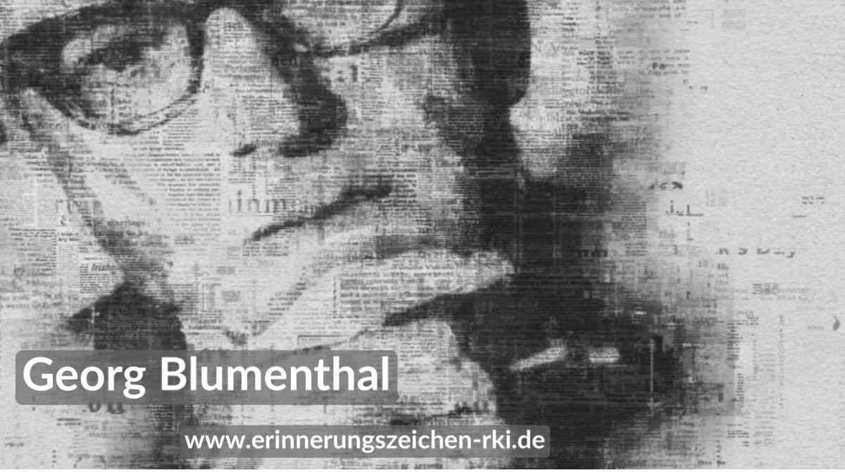 Zum #Holocaustgedenktag ist heute die Januarfolge unseres Podcasts #Erinnerungszeichen über Georg Blumenthal erschienen. Er überlebte die Jahre der Verfolgung, seine Mutter starb in Theresienstadt. #WeRemember
#2021JLID #NieWieder 

erinnerungszeichen-rki.de/georg-blumenth…
