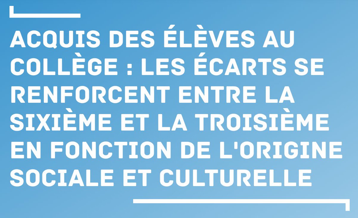 Apothet's tweet photo. Revenir sans cesse sur le vocabulaire scolaire et disciplinaire pour lutter contre les inégalités. Le collège reste un élément pivot de l'école du socle. Une note de la #DEPP sans ambiguïté qui doit nous encourager à agir pédagogiquement 

https://t.co/SdymH49kCr https://t.co/R4tUHu80ne
