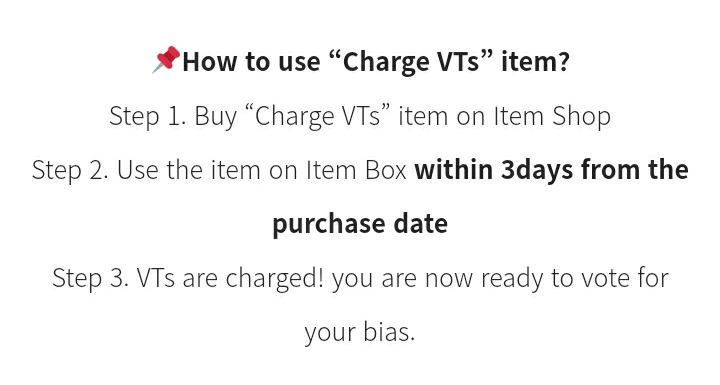 FOR NEW ACCS : u can add one of my nicknames (taetaesga, 딸태기, itstaeygi) and both of us will earn 500 cash. after u get the cash, go to ur home page, click on "item shop" and pick 3000 VTs on the charge VTs option. after that, go to your item box and click "use"