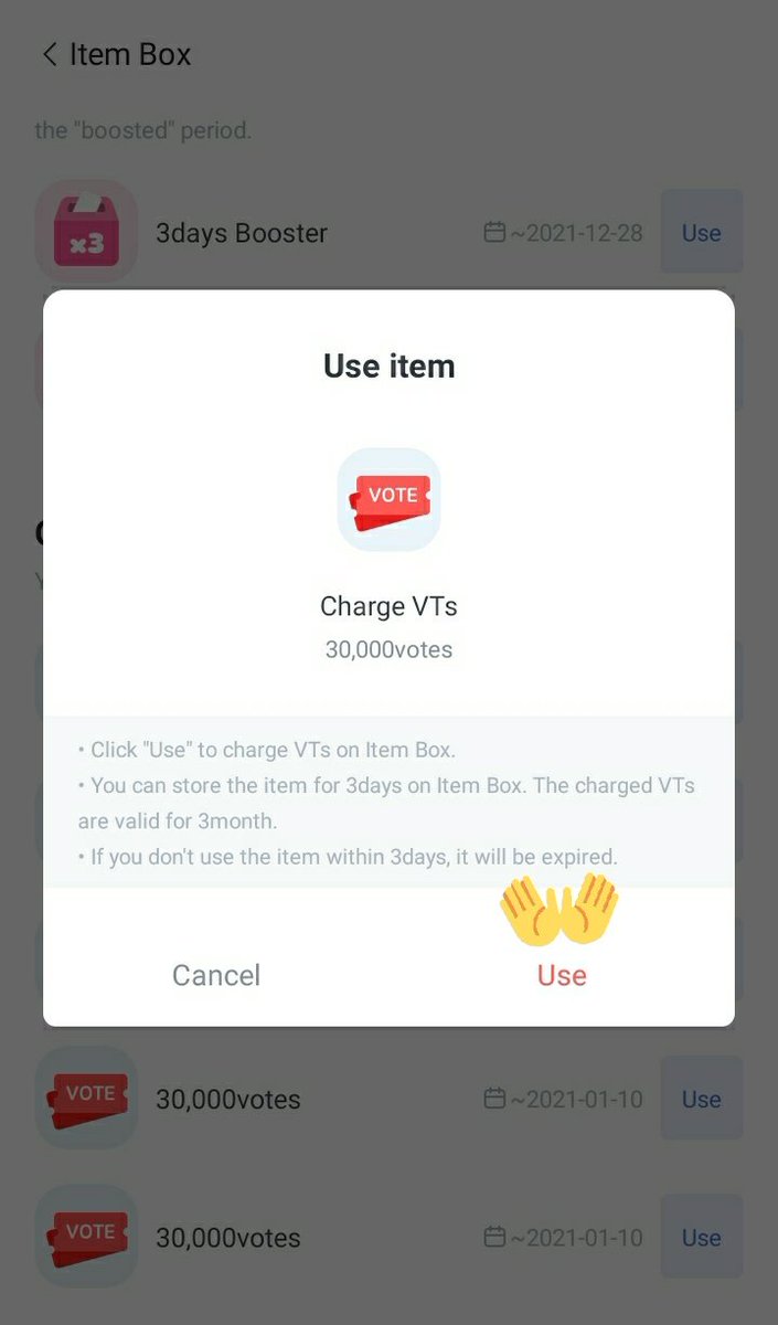 FOR NEW ACCS : u can add one of my nicknames (taetaesga, 딸태기, itstaeygi) and both of us will earn 500 cash. after u get the cash, go to ur home page, click on "item shop" and pick 3000 VTs on the charge VTs option. after that, go to your item box and click "use"
