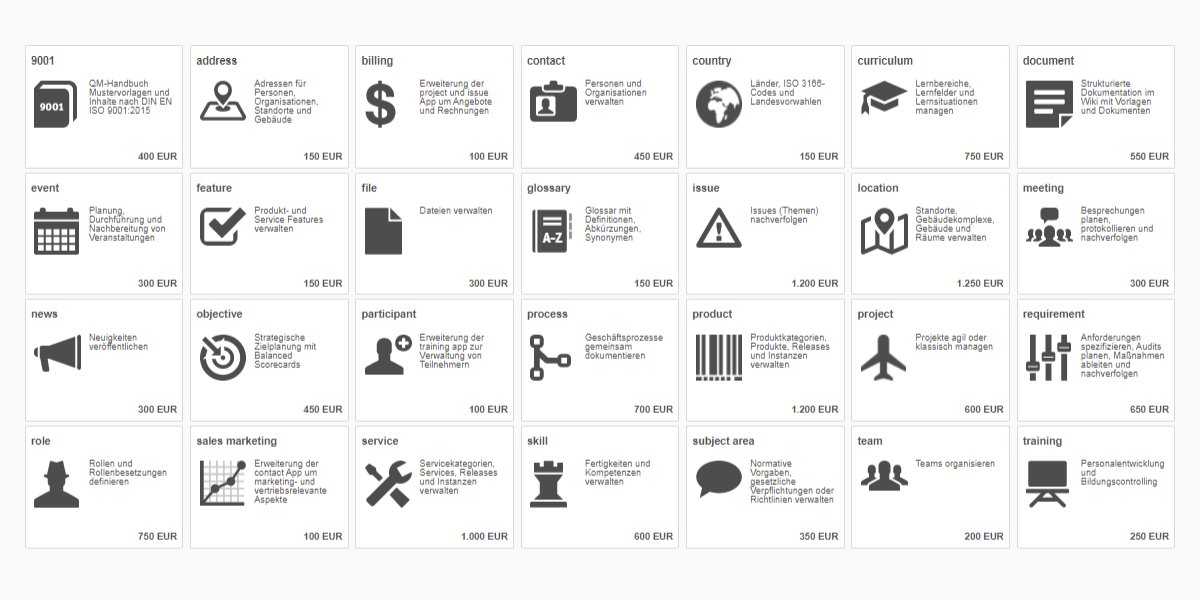 Gerade auf der Suche nach einem #Wiki für Ihre Organisation? #MediaWiki auf der Liste?

Unsere 𝘀𝗲𝗺𝗮𝗻𝘁𝗶𝗰::𝗮𝗽𝗽𝘀 sind die wohl umfangreichste Sammlung von #Formularen und #Vorlagen für Kontakte, Projekte, Meetings, Dokumente, Prozesse uvm. semantic.wiki/de/apps
