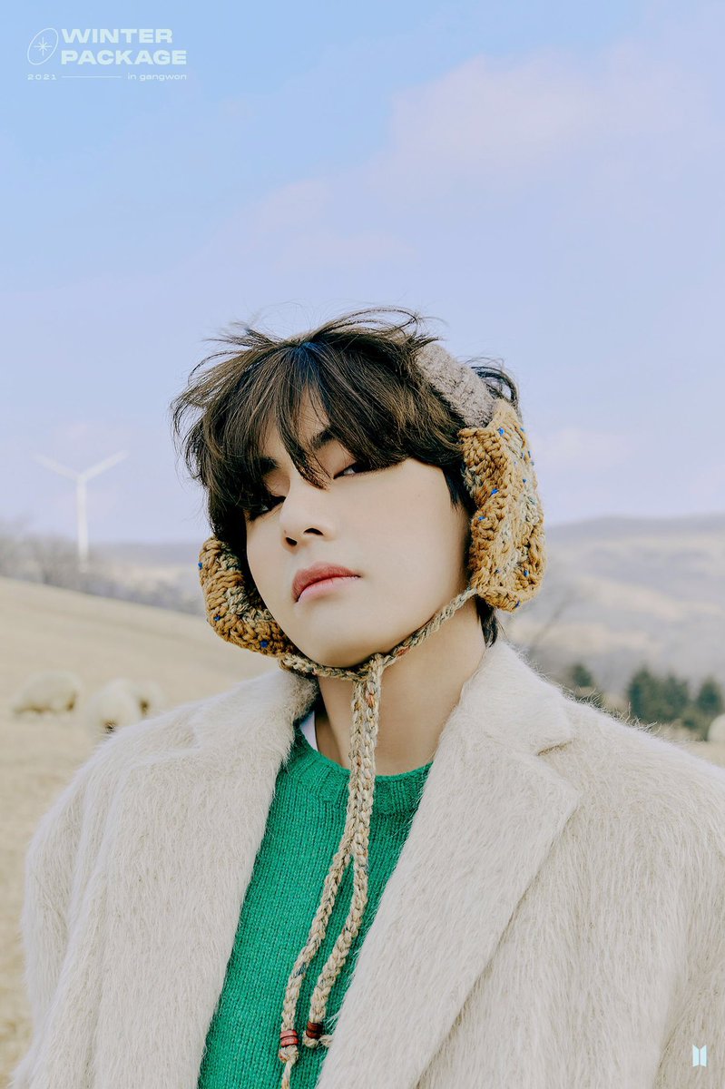 BTS テテ V ウィンターパッケージ 2021 BTS V Taehyung WINTER PACKAGE 2021 Official Photocard Photo