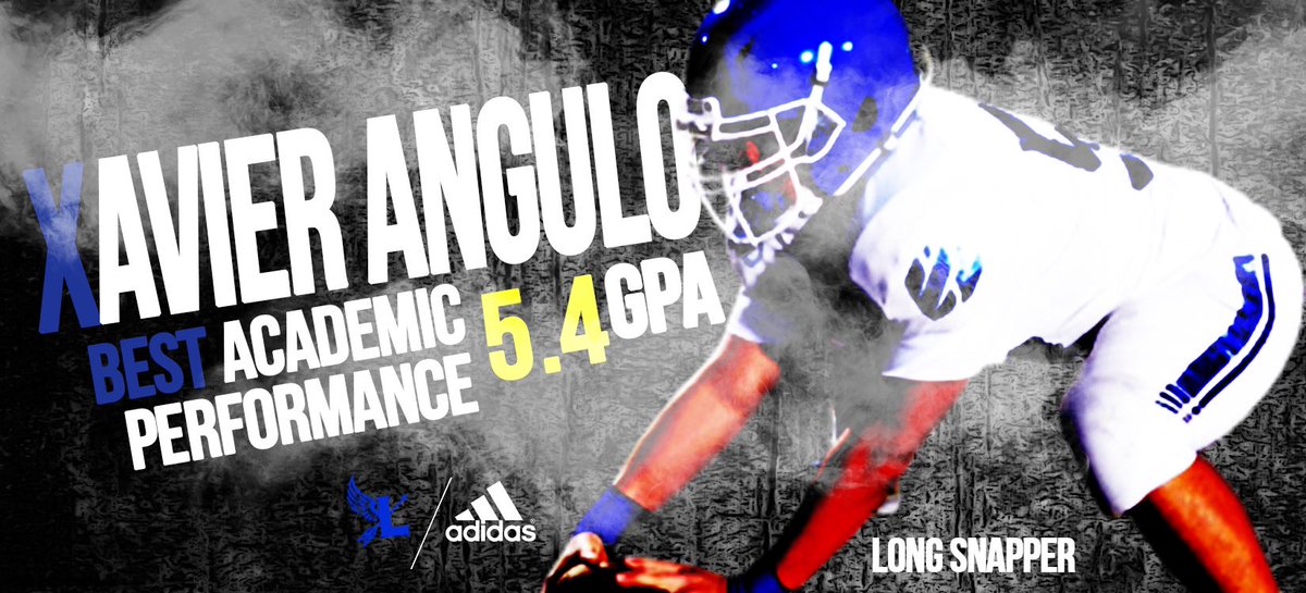 FLHS Football (@flyinglsfb) on Twitter photo Congratulations to <a href="/XavierAngulo55/">Xavier Angulo</a> for winning <a href="/FlyinglsFB/">FLHS Football</a> Best Academic Performance Award for the 2020 season. The 5’8/200lbs 4yr varsity starter is a Center and Long Snapper who handle business both on the field and in the classroom. 5.4GPA😳😳 📚🎓💰💴💷💶 Congratulations to <a href="/XavierAngulo55/">Xavier Angulo</a> for winning <a href="/FlyinglsFB/">FLHS Football</a> Best Academic Performance Award for the 2020 season. The 5’8/200lbs 4yr varsity starter is a Center and Long Snapper who handle business both on the field and in the classroom. 5.4GPA😳😳 📚🎓💰💴💷💶