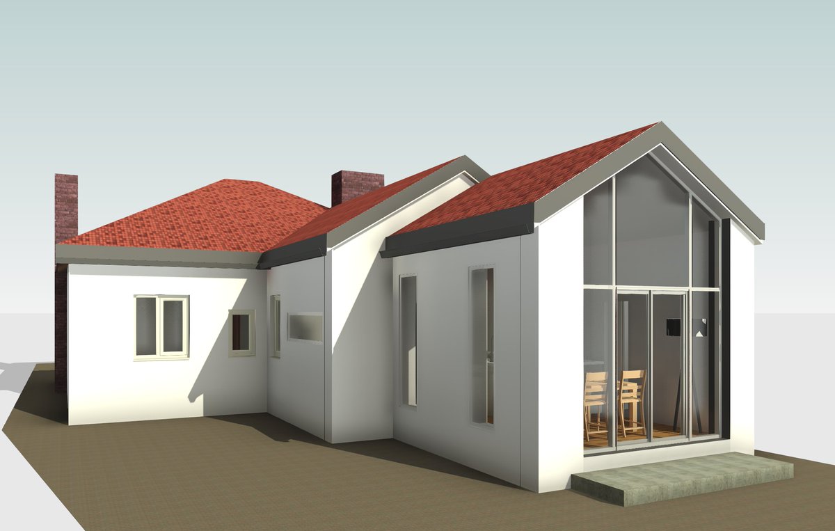 idealarchitect's tweet photo. Another of our new projects in the concept stage. The property suffered from two small un-inspiring extensions to the rear. Our proposal was to strip back to the original house and add a much more workable floor plan and connection to the house. #architecture #improvedontmove https://t.co/IAaz7UM81s