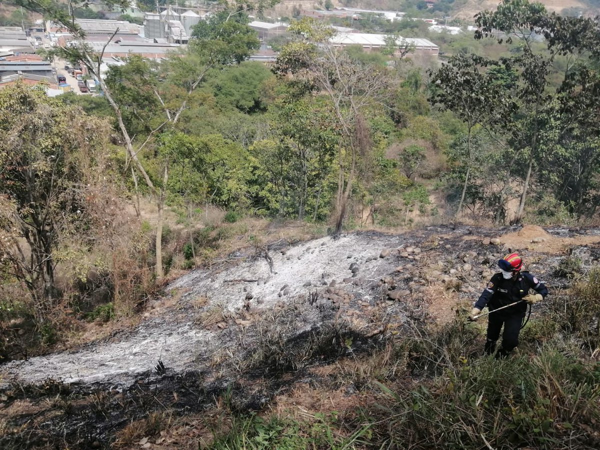 floridabomberos's tweet photo. En esta #temporadaseca☀️ seguimos trabajando para evitar emergencias, el día de ayer controlamos un conato forestal detrás de la empresa Huevos Kikes. Con herramientas manuales 3 #bomberos extinguieron las llamas que afectaron 40 m² de zona vegetal de la montaña. #laborcumplida💪 https://t.co/81XKaTZiwc