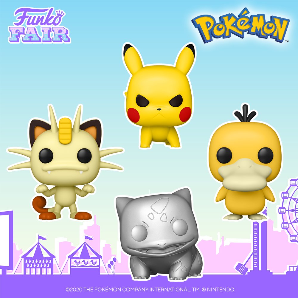 Alert&Go on X: Les prochaines figurines Funko Pop Pokémon sont en  précommande sur  US ! Pikachu (position attaque)▻   Psykokwak▻  Bulbizarre  Silver▻  Miaouss ▻