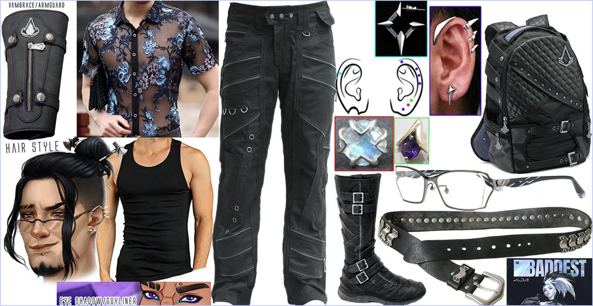 This one was based off of KDA's Baddest when it first came out... Plus I wanted to introduce a mixture of masculine flamboyance into Trent's wardrobe... How'd I do?