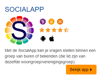 GGDAppStore's tweet photo. In deze tijd is het fijn dat je veilig vragen en oproepjes voor hulp kunt plaatsen. We onderzochten de #SocialApp zie #GGDAppStore https://t.co/q9zJydFOKJ https://t.co/aqUHhSaA8B