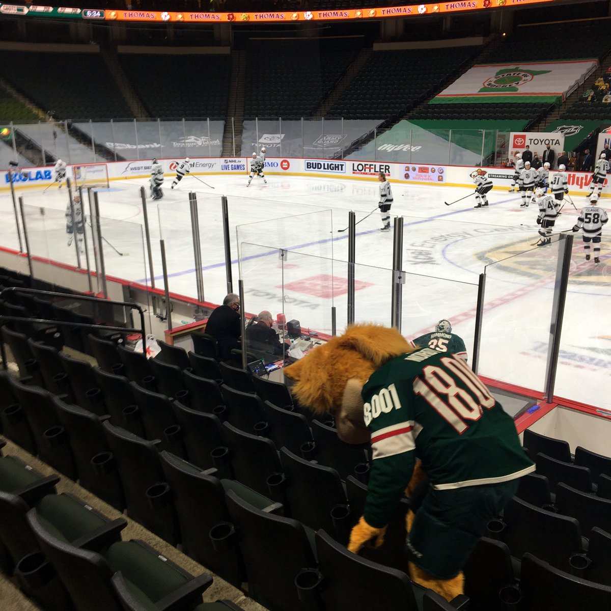 NordyWild's tweet photo. My man @JGreenway12 flipped me a puck last night pregame. Naturally in 2020 fashion (I know it’s 2021 🙄) I dropped and lost it in the seats.

Well, I found it! I have a lot of pucks already so I’d like to give this away. RT and follow for a chance to win!
#mnwild https://t.co/vRvoCjvP0k