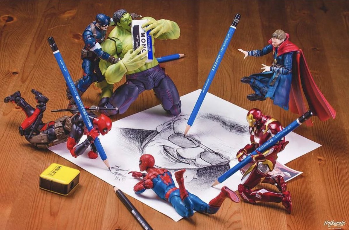 Superhero Tribute
by @hotkenobi 
#spiderman #hulk #drstrange #ironman #deadpool #marvel #marvelcomics #stanlee #avengers #comicbooks #actionfigure #actionfigures #toy #toys #toyohotography #funny #humor #lol #spiderverse #captainamerica