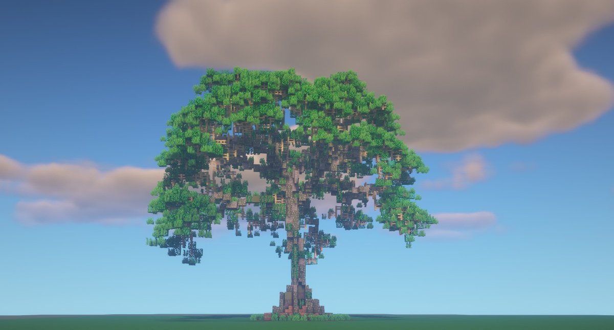 lego10gubbe's tweet photo. I've been getting back to building in vanilla lately from years of building with the @ConReforged. So I started a new tree and made this Ceiba pentandra, or Kapok Tree as they also are called. 

#Minecraft #tree #kapok #realistic #realisticminecraft #minecraftbuilder https://t.co/qHKOyVKhdp