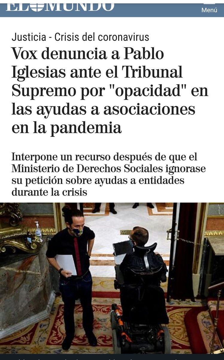 ¿Cuanto tiempo le dedicaran los medios  a ésta nueva pantomima de Vox? Te lo dogo yo, 500 veces mas que cuando se archive la causa, ¿que no? Me juego un cubata🤭