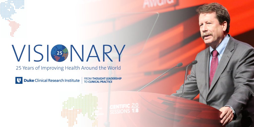 What does #25YearsOfVision look like? Watch as DCRI founding director @califf001 reflects on the vision that created DCRI, the innovative work that has made DCRI the world’s largest academic #clinicalresearch organization, and the future of the institute: bit.ly/2MquPQ9