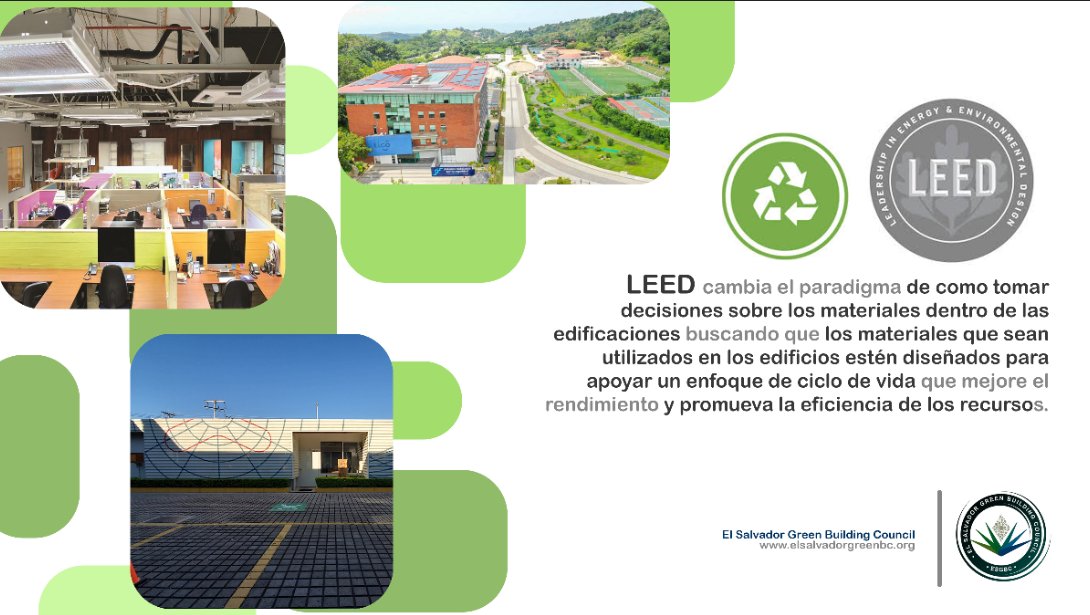 Dianalepio's tweet photo. 🌎🏗 #ESGBCGreenTips #MaterialesyRecursos #LEED
LEED cambia el paradigma de como tomar decisiones sobre los materiales dentro de las edificaciones buscando que los estos que sean utilizados estén diseñados para apoyar un promueva la eficiencia de los recursos.
+ https://t.co/iwTRmByLHz
