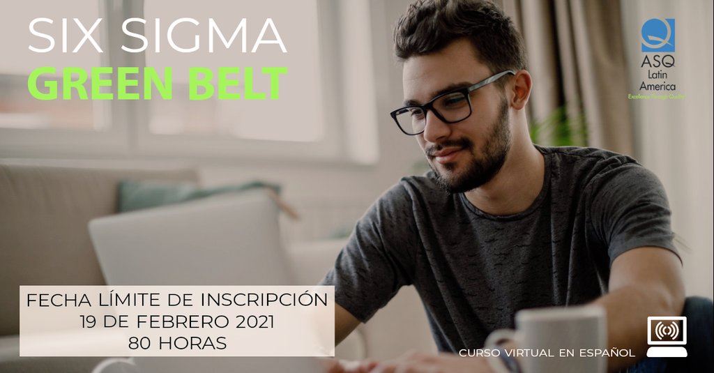 ASQLatam's tweet photo. Obtén tu Certificación Six Sigma Green Belt, no hay mejor opción que prepararte con nosotros, ¡inscríbete hoy en nuestro próximo curso y alcanza tu meta! #CSSGB #Entrenamiento https://t.co/I2KvrdD21n https://t.co/EV7gjwjSjm