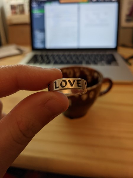 I still have my 'True Love Waits' purity ring! I'm thinking about getting 'for safe sex' engraved in it... Thoughts? Maybe I will discuss in my next therapy sesh where I continue to work through my #EvangelicalTrauma  
@ChristianKidPod @CalvinArsenia @imjustinrandall