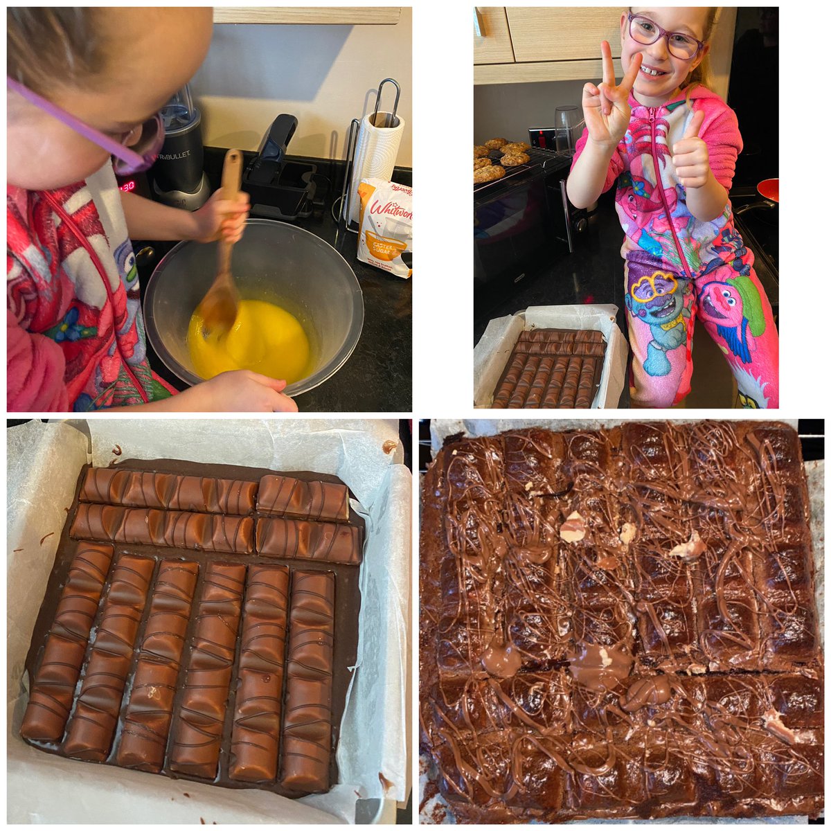 1987_hasler's tweet photo. @HeathSomers @SHPS_Year2 for the baking challenge Hallie’s chocolate chip and nut cookies and her kinder & Nutella chocolate cake. 😍😍 YUM YUM!! #SHPSbakeoff https://t.co/6hj5WR0LR3