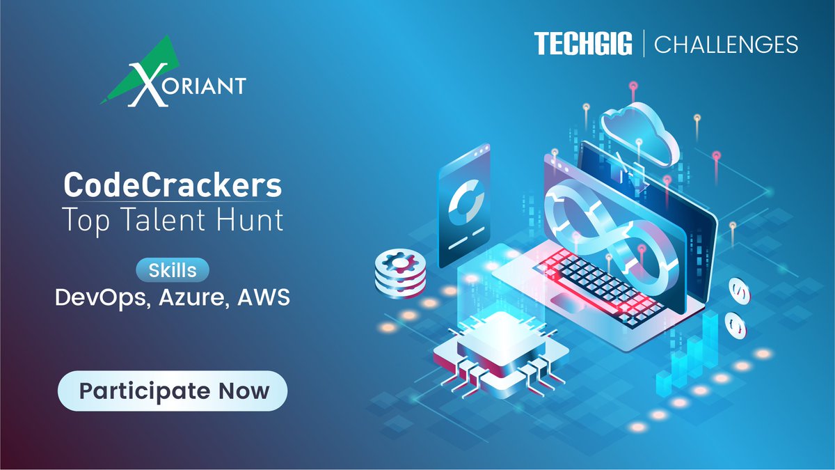 ETTechGig's tweet photo. Hey Coders,
Participate in #Xoriant CodeCrackers- Top #TalentHunt by @Xoriant & grab the opportunity to become a part of their amazing #tech team!
Participate @ https://t.co/ZPnEBbgBBp
#TechGig #TechGigChallenges #HiringChallenge #TechTalent #Azure #AWS #DevOps #TechCommunity https://t.co/Mlfe3JOc2D