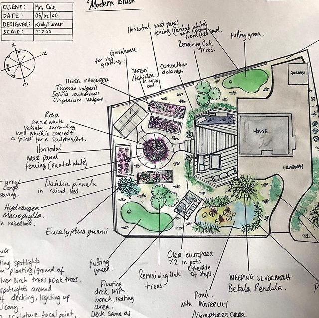 GardenAcademyIE's tweet photo. #StudentSpotlight: Modern garden concept designed by student Kealy Turner, as one of the course assignments. 👏🌿

Want to pursue a career in #gardendesign? Check out our accredited courses: https://t.co/Qh76vJ7X9v
#gardening #gardendesigncourse #GDAI https://t.co/AU3H6t2FOa