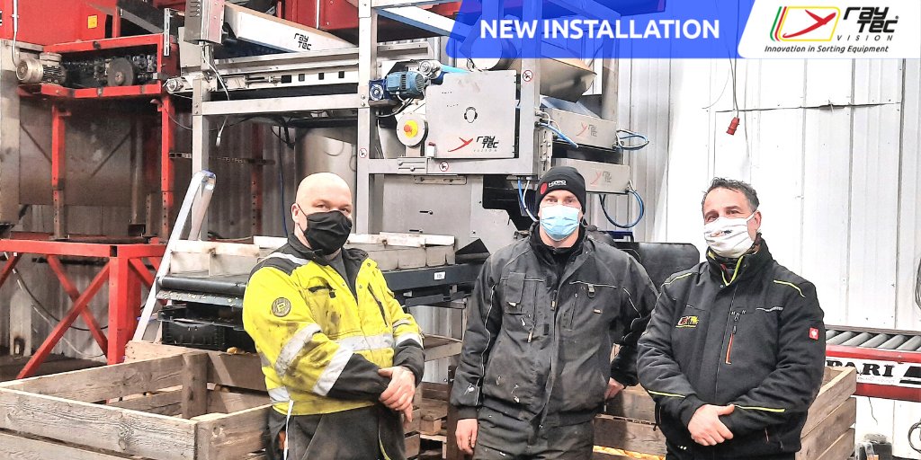 Raytec_Sorting's tweet photo. Finland is one of the main world producers of #tubers and can count many varieties of #potatoes. A heartfelt thanks to #HirvosenPeruna for choosing us for sorting red and white potatoes.
#Raytecvisionteam #foodsafety #foodtechnology #potatoprocessing #potatosorting #foodsorting https://t.co/LuOTjOYML1