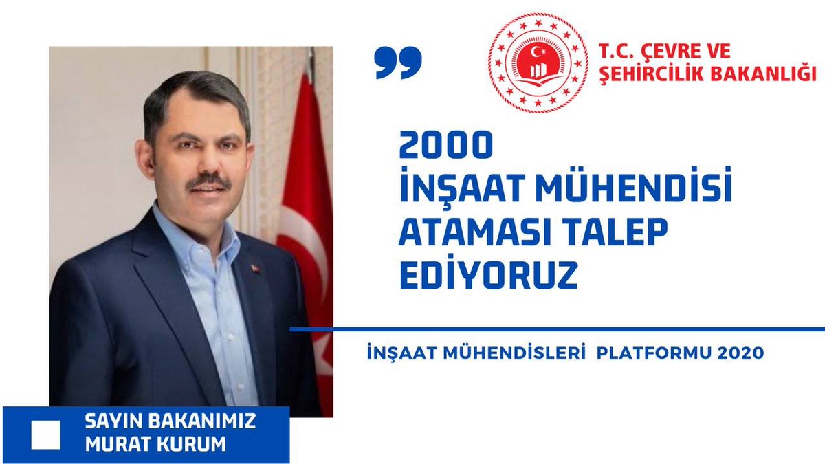 Insaatmuh00's tweet photo. @murat_kurum Sayın Bakanım,
KPSS’nin en başarılı branşı olan İNŞAAT MÜHENDİSLERİNE 
@csbgovtr 'de gerekli ve yeterli istihdamın sağlanmasını talep ediyoruz.

@Mbirpinar
@mucahitdmrts
@hasansuvertr
@fatmavarank
@Toki_Kurumsal
@ilbanktr
@cbsbb
@lutfielvan
@HMBakanligi 

#insaatmuhatamabekliyor https://t.co/DZL81NpHQg