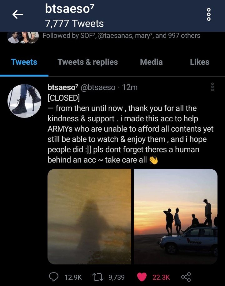 vujinnie's tweet photo. it's her 7777th tweet... bye 😭💔 https://t.co/JmuCNAUBA2