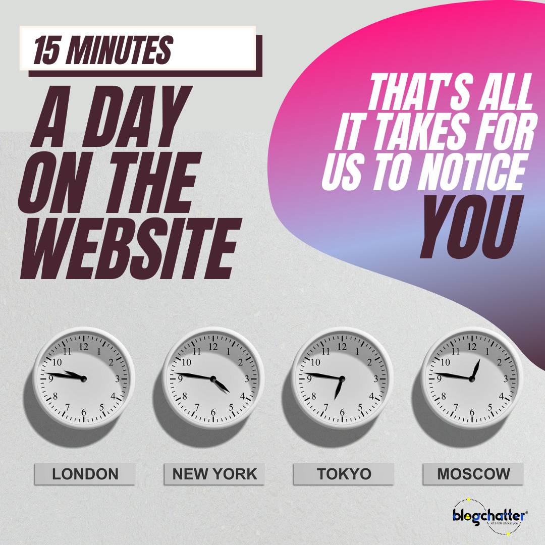 blogchatter's tweet photo. Interaction on the website on a daily basis is doable. Get noticed by one of the largest blogging communities in India!
#BlogchatterReloaded https://t.co/7TEAqsfmId