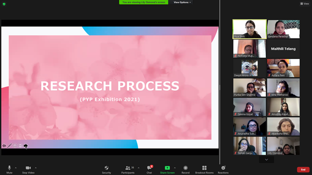 vandysays's tweet photo. Guiding Ss through #research process demands a thorough understanding on part of the teachers. @piyaseth1 led the #PYPex mentors through some key ideas of conducting authentic research. Checking for #credibility & #bias is what we have to train our minds for. @PathwaysNoida https://t.co/3jX6Bb8a4A