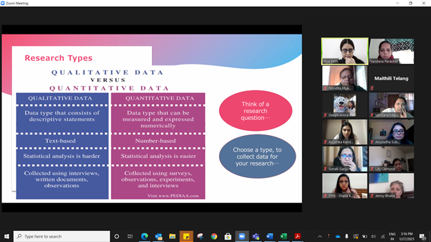 vandysays's tweet photo. Guiding Ss through #research process demands a thorough understanding on part of the teachers. @piyaseth1 led the #PYPex mentors through some key ideas of conducting authentic research. Checking for #credibility & #bias is what we have to train our minds for. @PathwaysNoida https://t.co/3jX6Bb8a4A