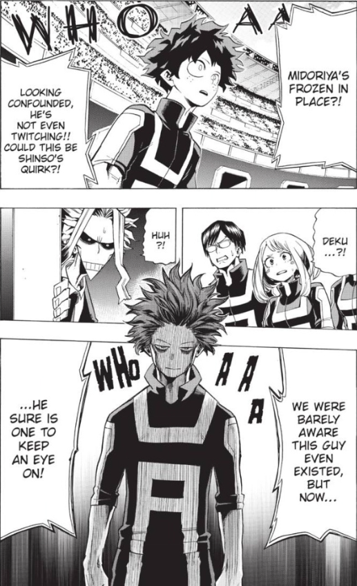 Deku vs Shinso is the 2nd most frequent target of 'asspull' I see. To some people, it just seems like an invented problem with a contrived solution, especially with how wack it was that Deku even fell for the brainwashing to begin with.