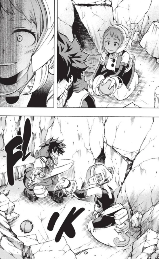 There is also the possibility that, as her quirk was shunned, and she was not allowed to explore her possibilities, she simply didn't know her quirk was capable of this. However, we see Toga holding a ball as Uraraka with all 5 fingertips and it was not activated.