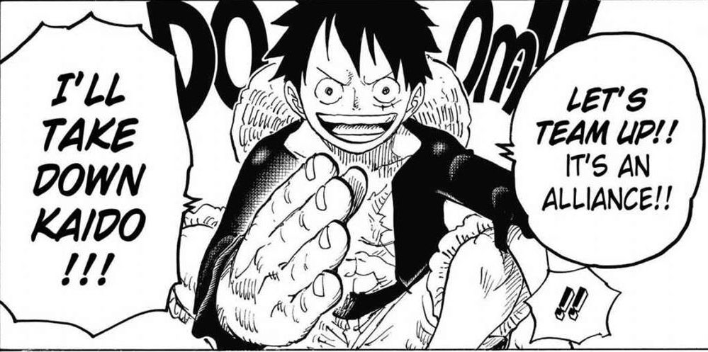 Quand on sait que Kaido est l’antagoniste de l’arc et que d’autres perso (style Yamato) monteront sur le toit pour avoir des interactions avec Kaido, soyons sérieux 2min, qui est mieux placé que Marco pour les aider à retenir Big Mom (avec bien sûr d’autres perso)?