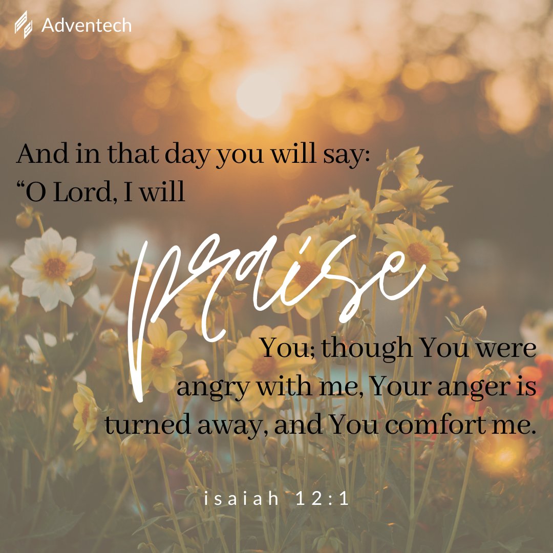 adventech_io's tweet image. Because of our sin, God punishes us, but if we look at this with Chapter 11 in mind, then we see, He has forgiven and restored His children. How often do you praise God? Are you praising Him now? Even when He is angry we should praise.