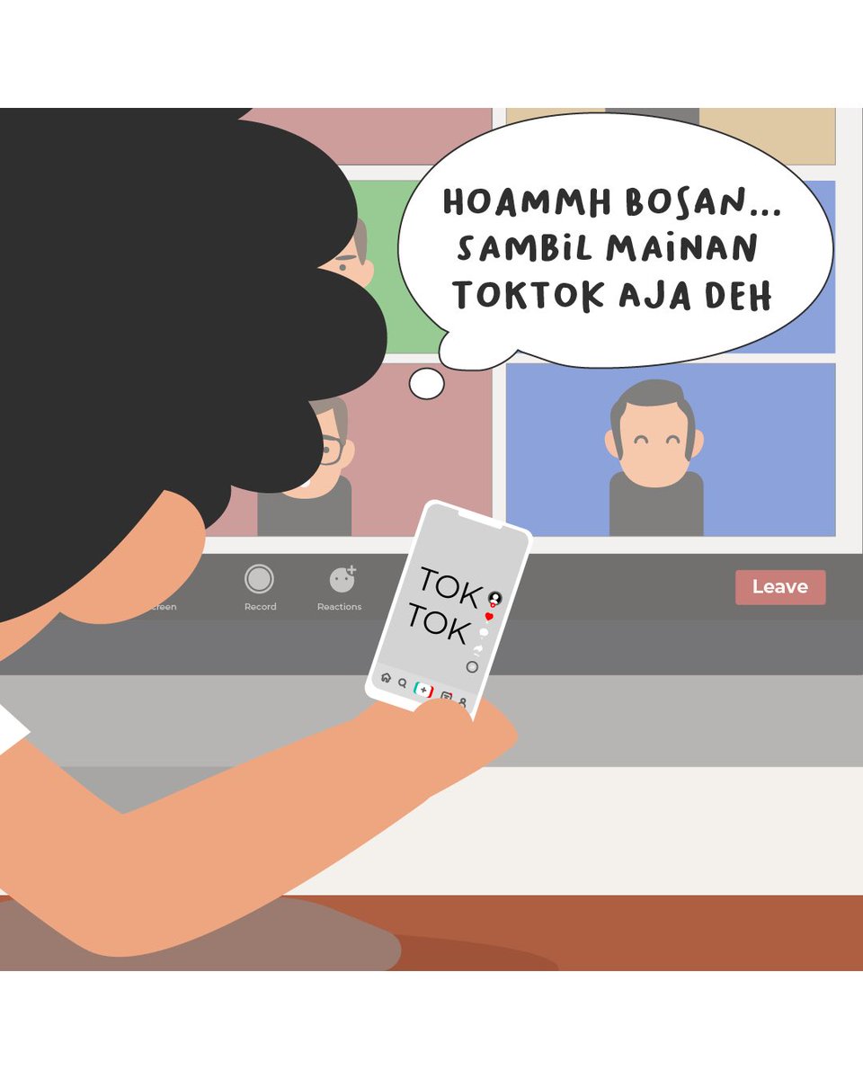 ItjenKemenkeu's tweet photo. Selama belajar dari rumah, serap ilmu sebaik-baiknya dan terus dengarkan guru mengajar ya, #netitjen.

Jangan sperti Tori yang malah sibuk lihat aplikasi TokTok sampai ngga tahu apa yang disampaikan dan ditanyakan ibu guru☹️ https://t.co/5O5CLqxoaq
