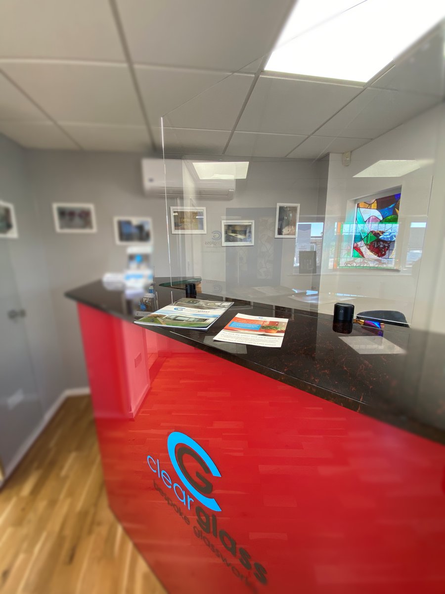 ClearGlassCB24's tweet photo. Create a safe working environment for your staff and customers with glass safety screens available with clamps or stands to fit you needs.

Perfect for offices, shops, receptions, trade counters and more.

Contact us today for a competitive, free, no obligation quotation. https://t.co/jCs4f9sTRz