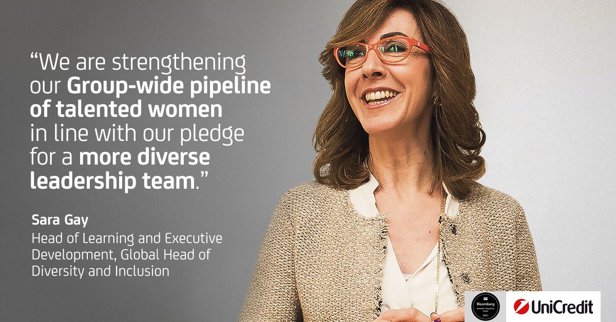 UniCreditEurope's tweet photo. #UniCreditWay: #UniCredit is proud to be part of @Bloomberg #GenderEquality Index. 
💬The 2021 #BloombergGEI demonstrate our commitment to ensuring a fair and positive work environment for all employees with a strong focus on #diversity and #inclusion. 
🗞️https://t.co/kwgOY4kgfW https://t.co/AROqk8chcE