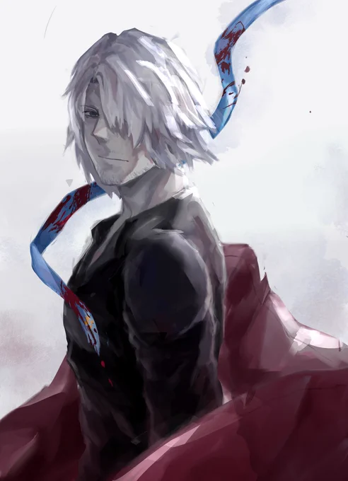 blue threat of fate, weave in red blood 

#DevilMayCry #DMC 